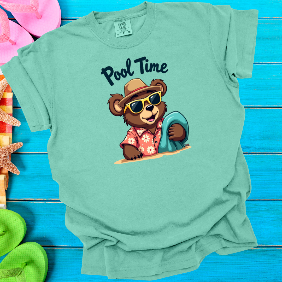 Cruisin' Critters Bear Pool Time T-Shirt