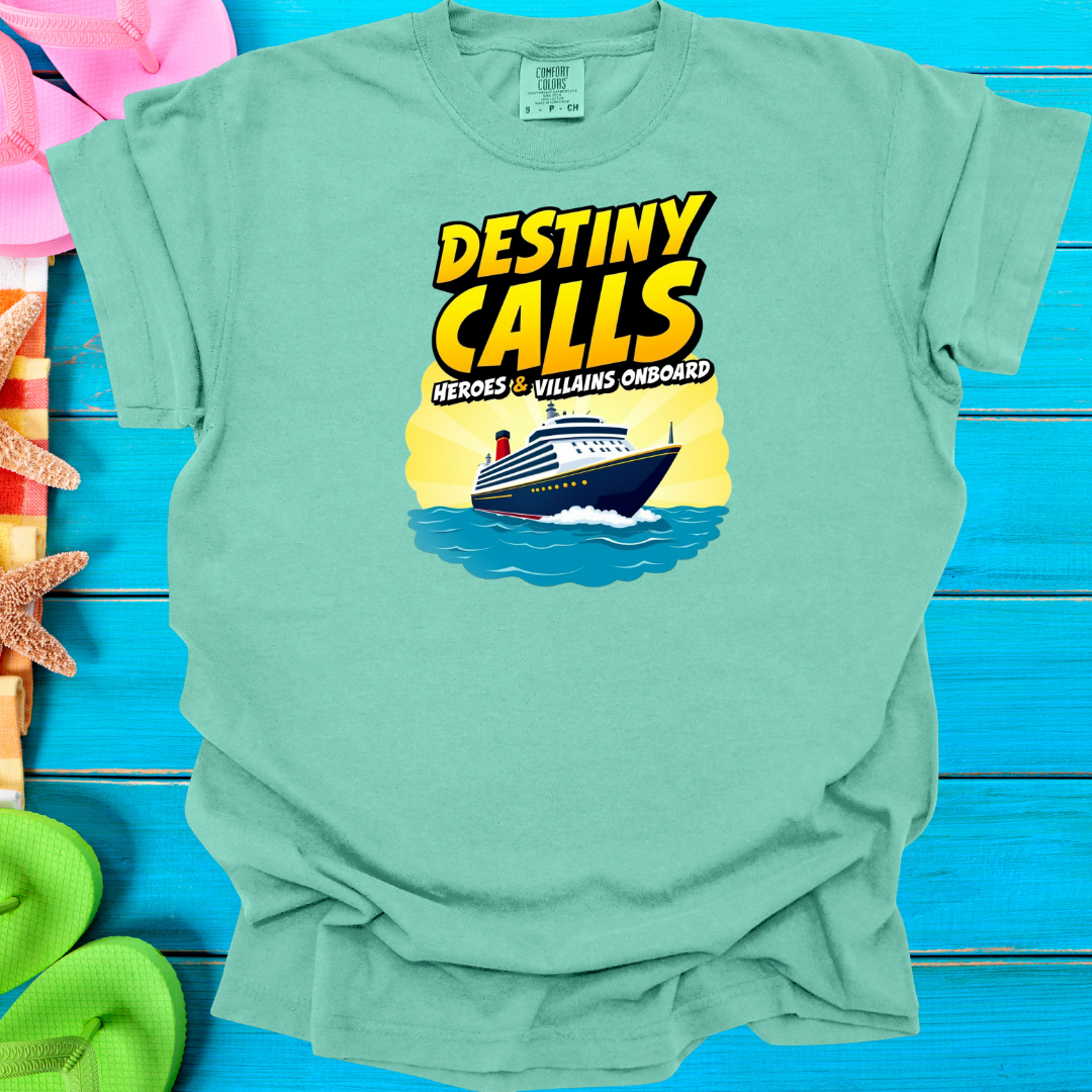 Destiny Calls Heroes and Villians T-Shirt