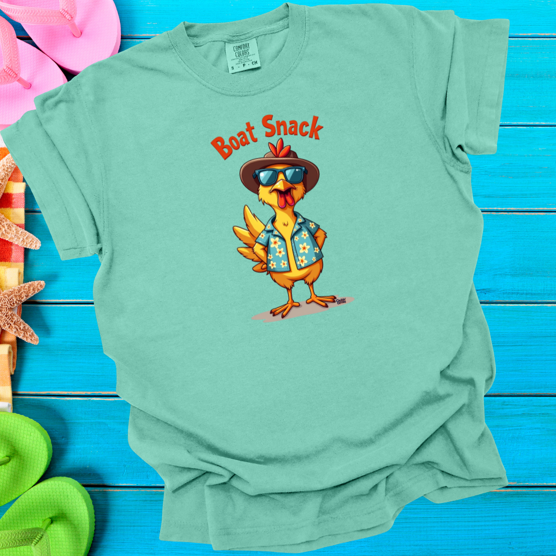 Cruisin' Critters Chicken Boat Snack T-Shirt