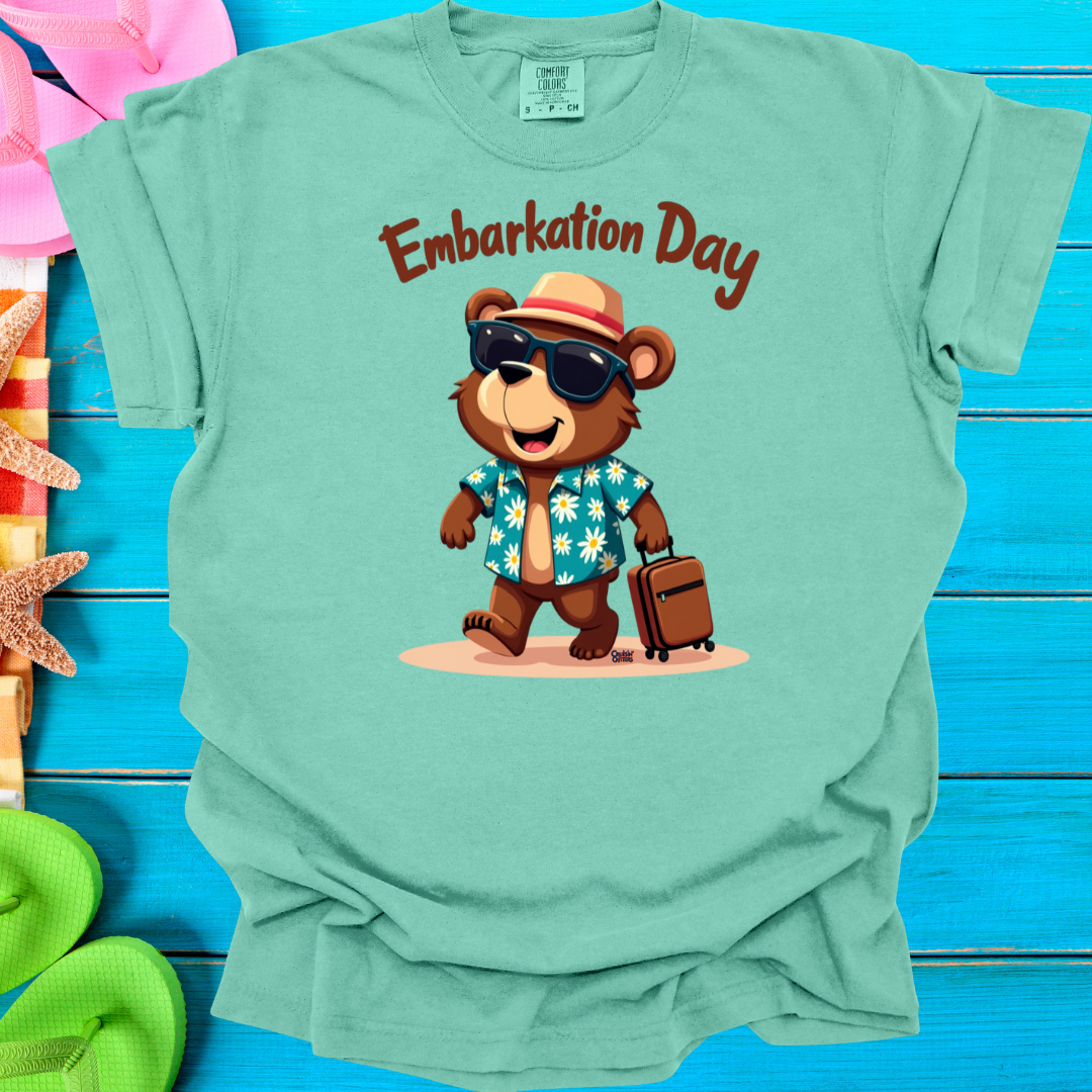 Cruisin' Critters Bear Embarkation Day T-Shirt