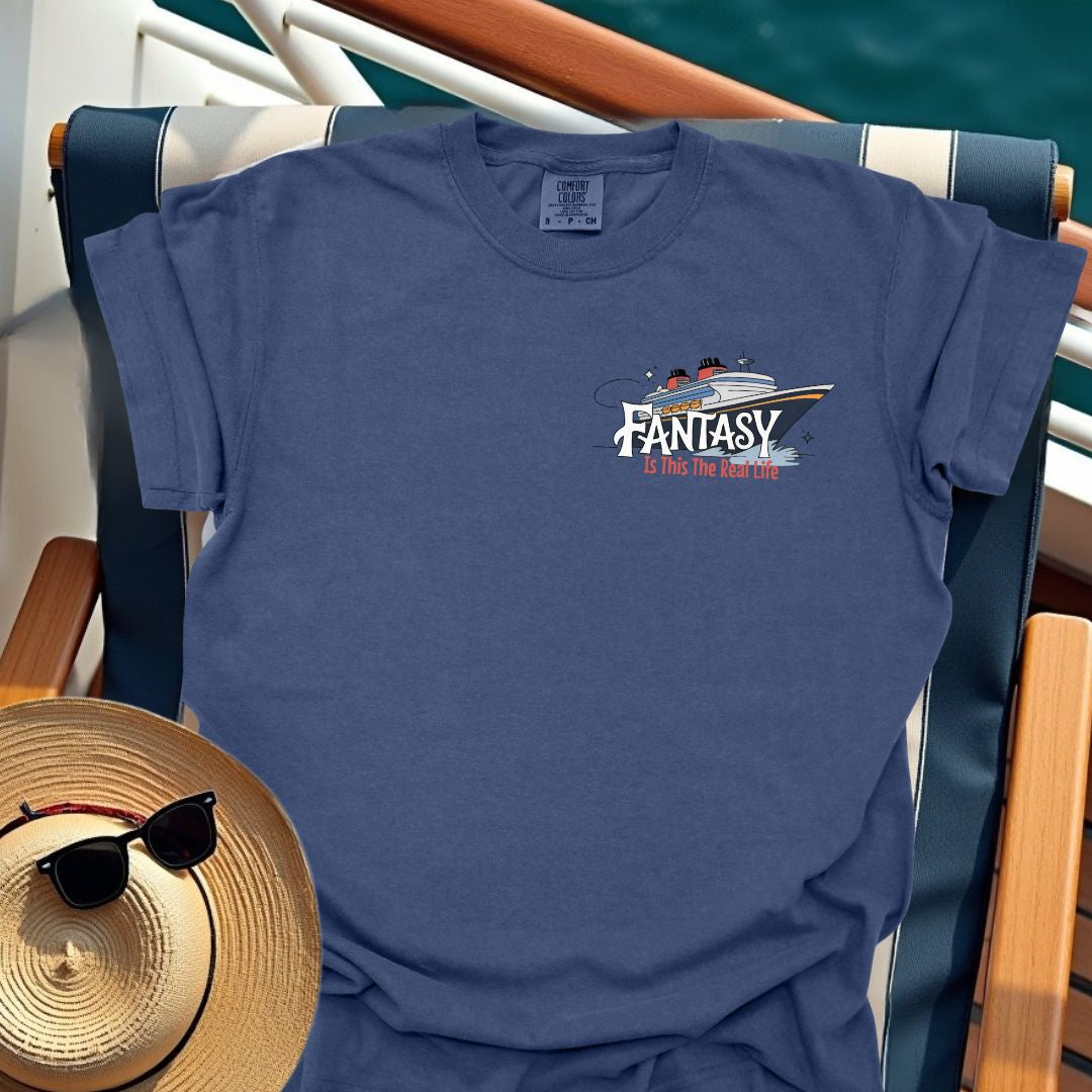 Is This The Real Life.. Fantasy (Chest) T-Shirt