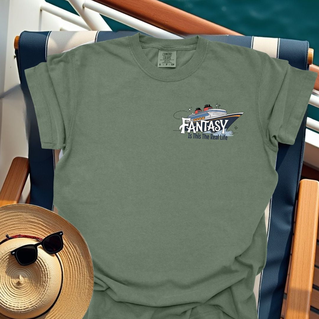 Is This The Real Life.. Fantasy (Chest) T-Shirt