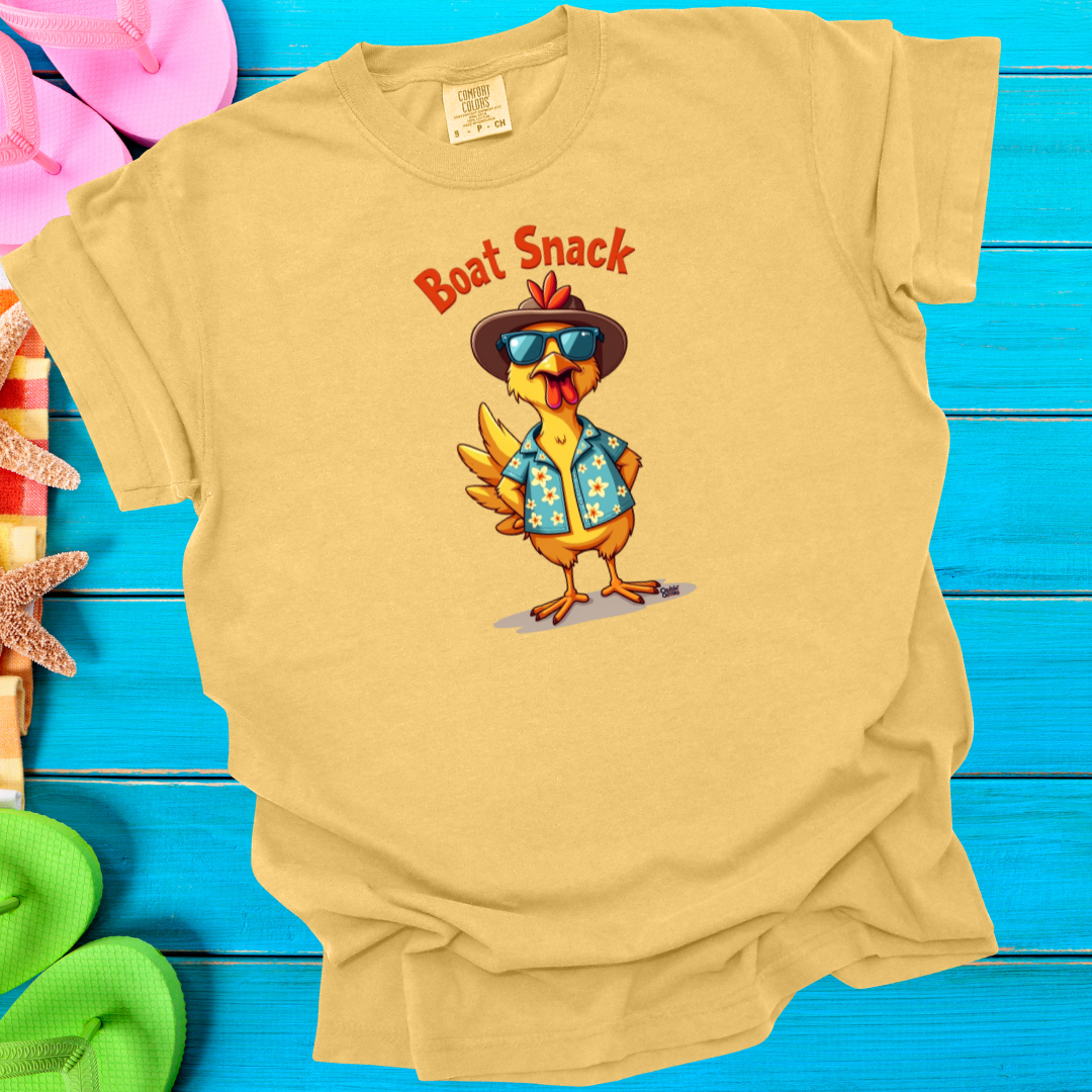 Cruisin' Critters Chicken Boat Snack T-Shirt