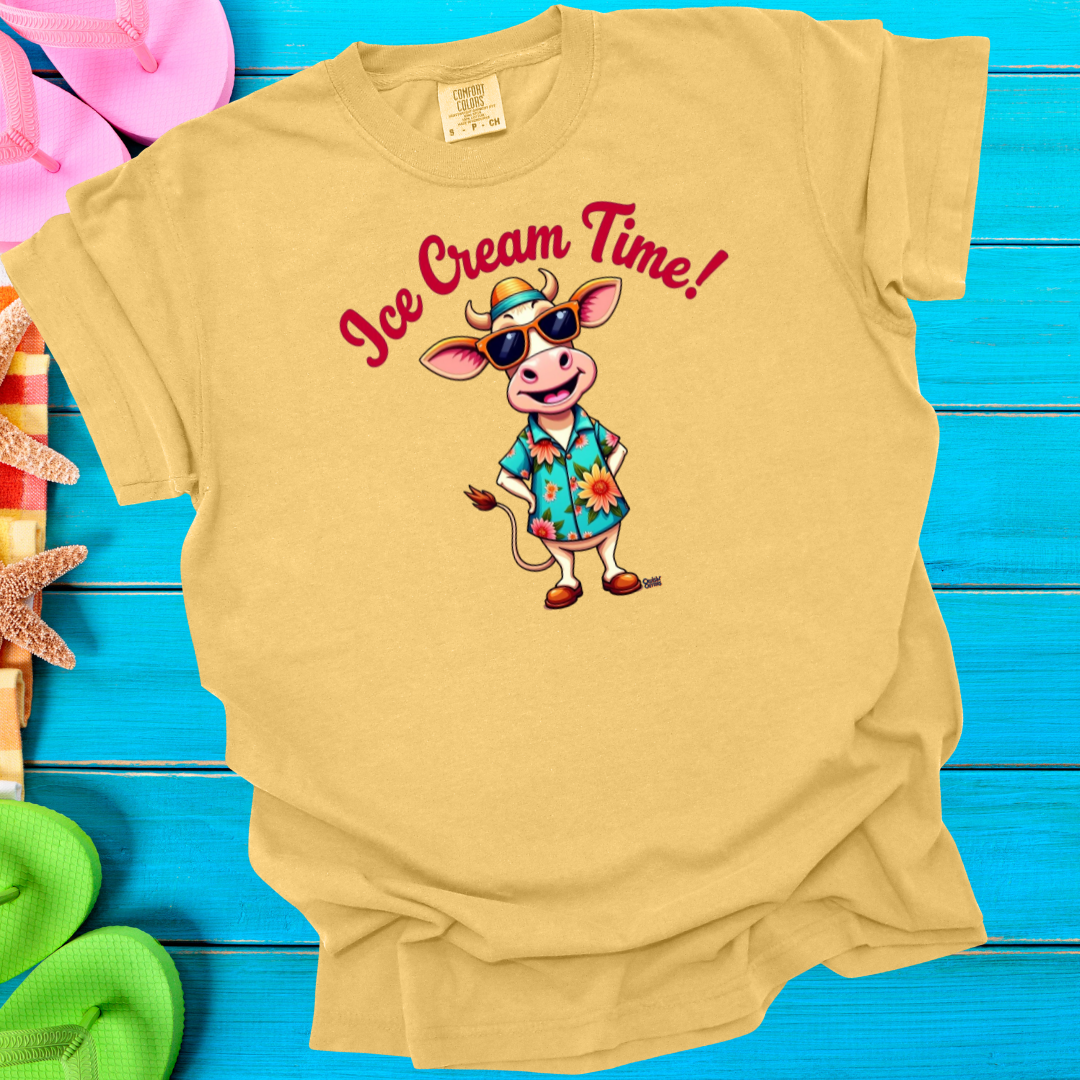 Cruisin' Critters Cow Ice Cream Time T-Shirt