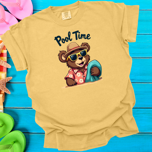 Cruisin' Critters Bear Pool Time T-Shirt