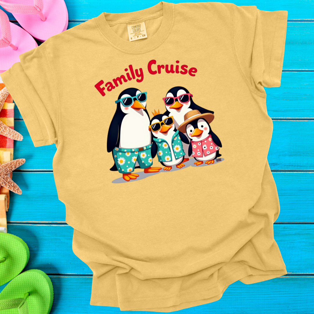 Cruisin' Critters Penguin Family Cruise T-Shirt