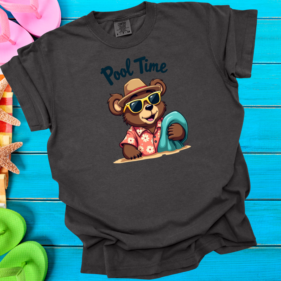 Cruisin' Critters Bear Pool Time T-Shirt