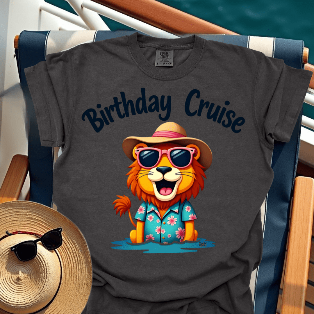 Cruisin' Critters Lion Birthday Cruise T-Shirt