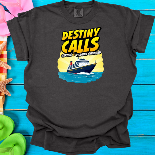 Destiny Calls Heroes and Villians T-Shirt