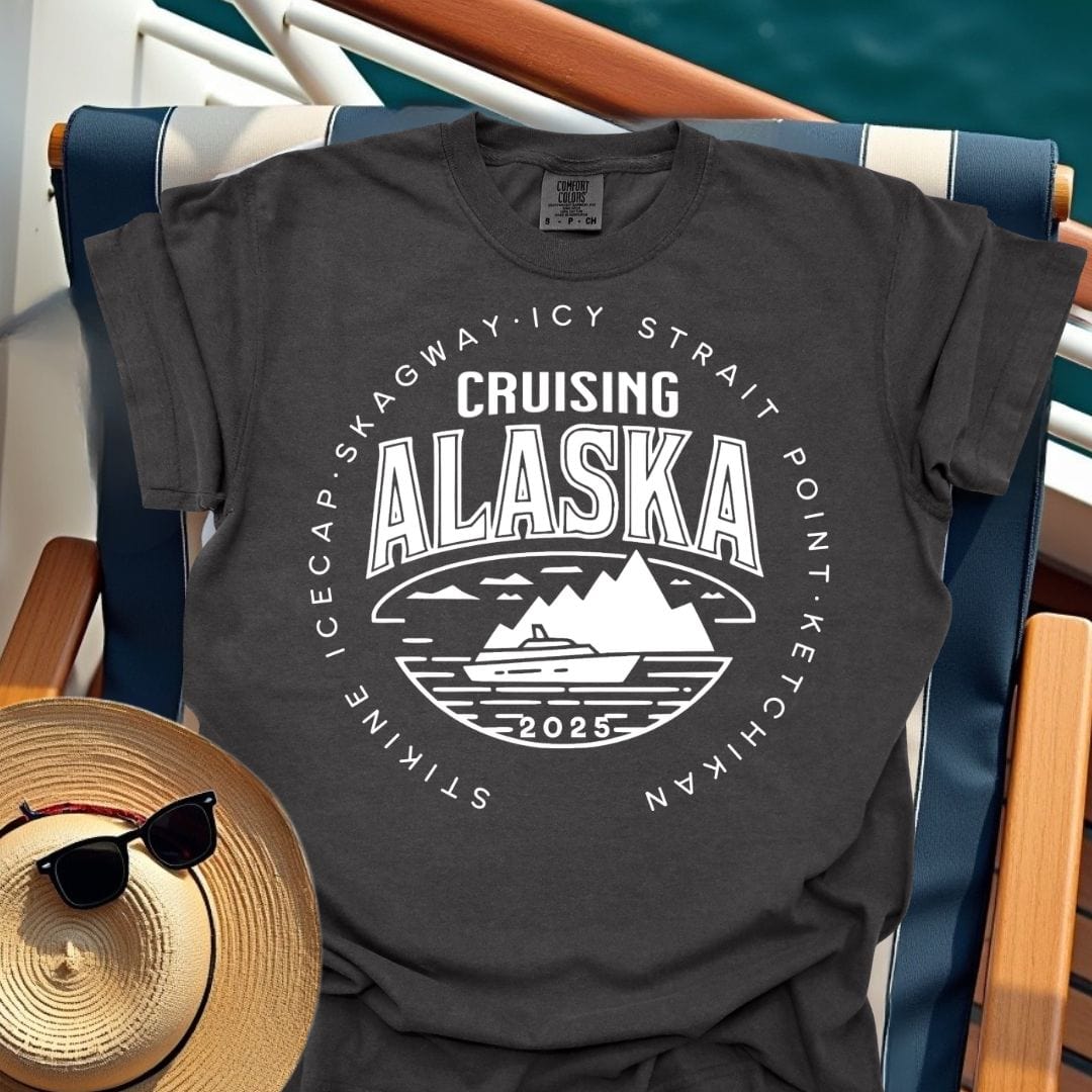 Cruising Alaska 2025 4 Ports (Icy Strait Point) T-Shirt