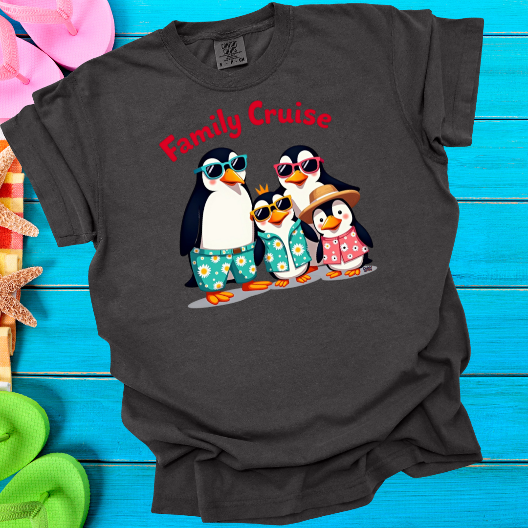 Cruisin' Critters Penguin Family Cruise T-Shirt