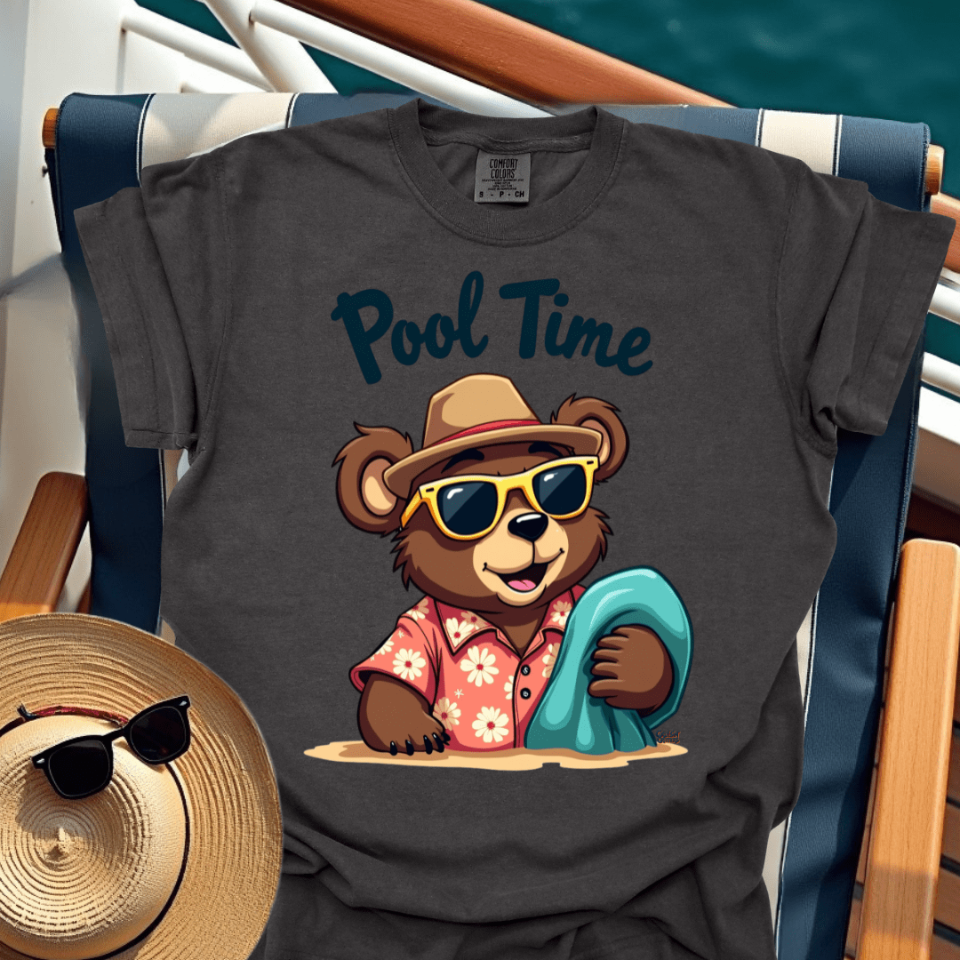 Cruisin' Critters Bear Pool Time T-Shirt