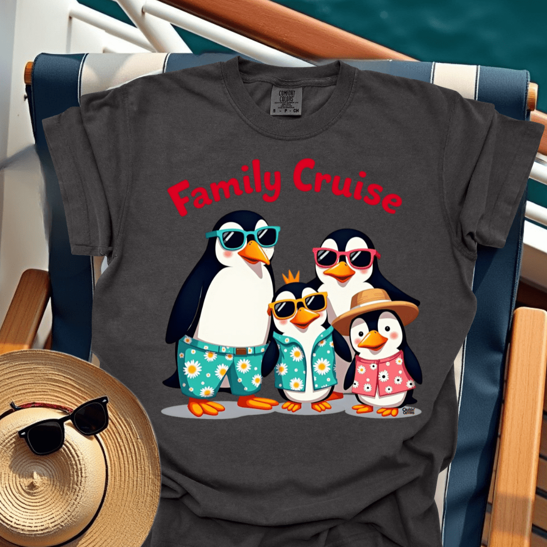 Cruisin' Critters Penguin Family Cruise T-Shirt