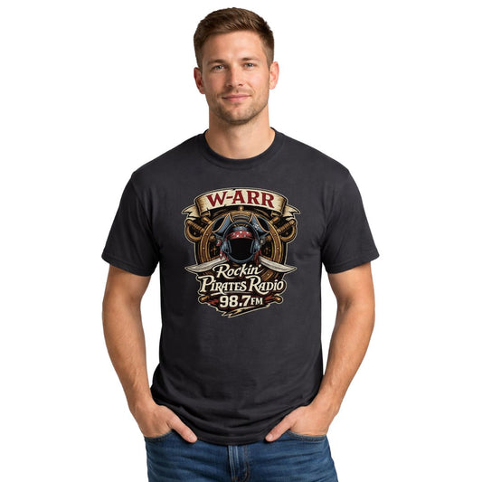 W-ARR Rockin' Pirates Radio T-Shirt