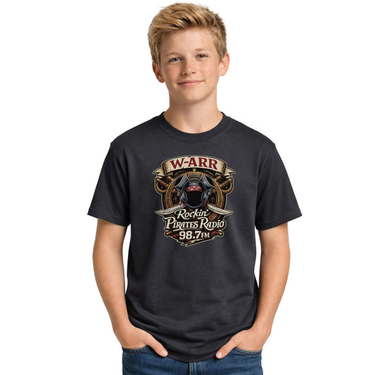W-ARR Rockin' Pirates Radio Youth T-Shirt