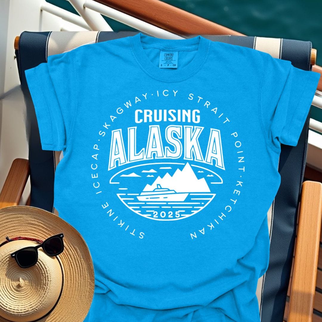 Cruising Alaska 2025 4 Ports (Icy Strait Point) T-Shirt