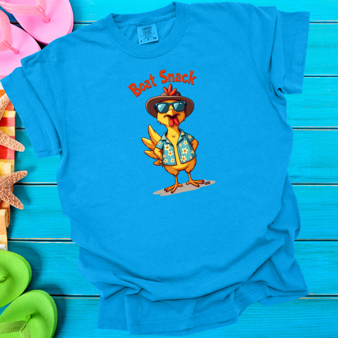 Cruisin' Critters Chicken Boat Snack T-Shirt