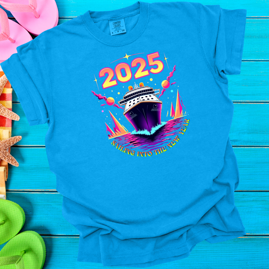 2025 Sailing Into The New Year T-Shirt