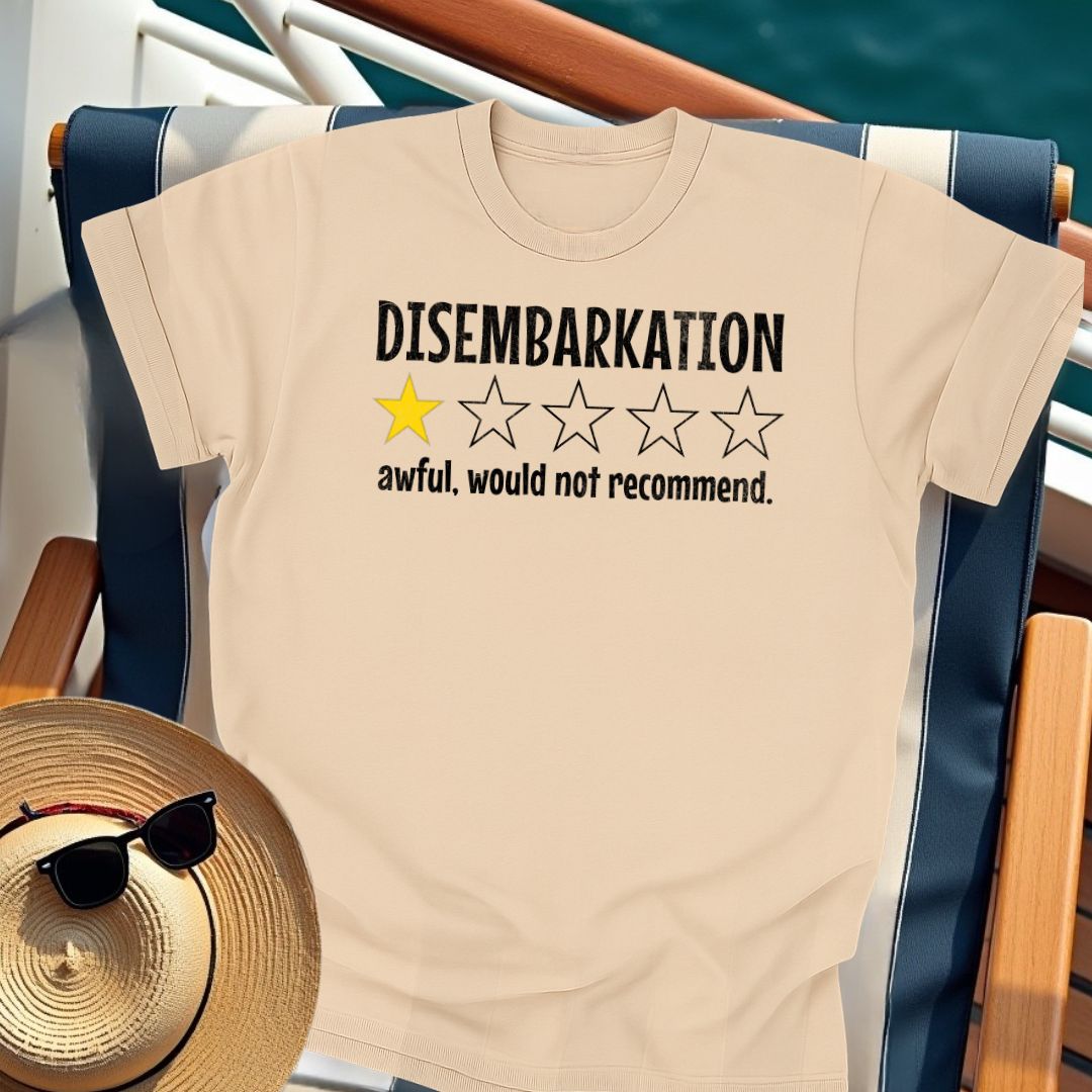 Disembarkation One Star Review T-Shirt
