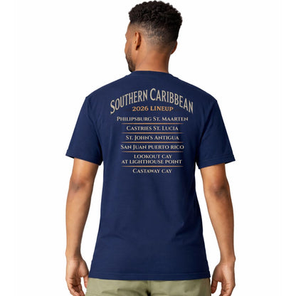 Fantasy Southern Caribbean Cruise 2026 Ports Of Call T-Shirt