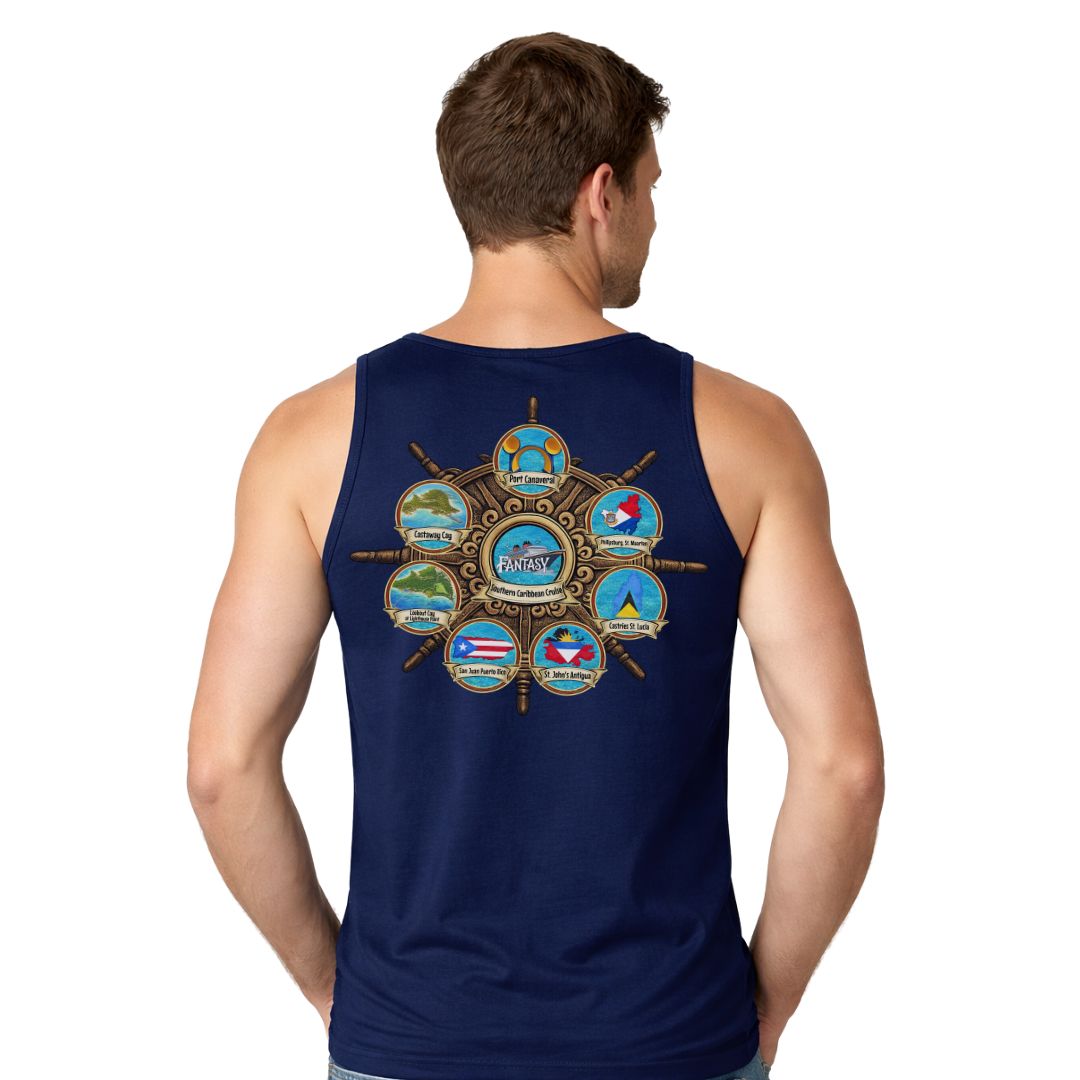 Fantasy Southern Caribbean Cruise 2026 Ships Wheel Tank Top