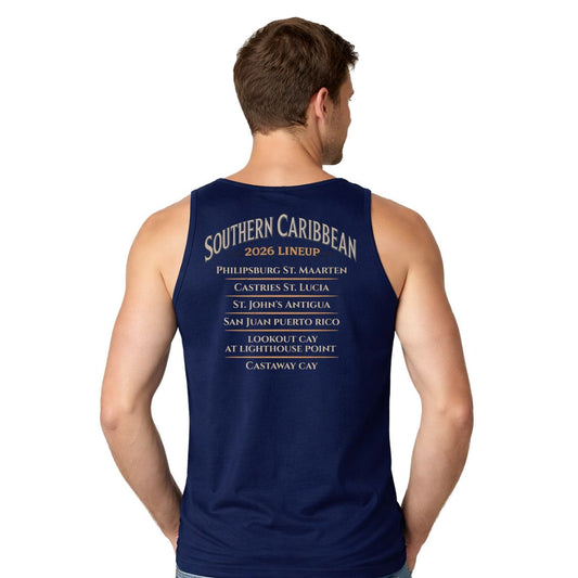 Fantasy Southern Caribbean Cruise 2026 Ports Of Call Tank Top