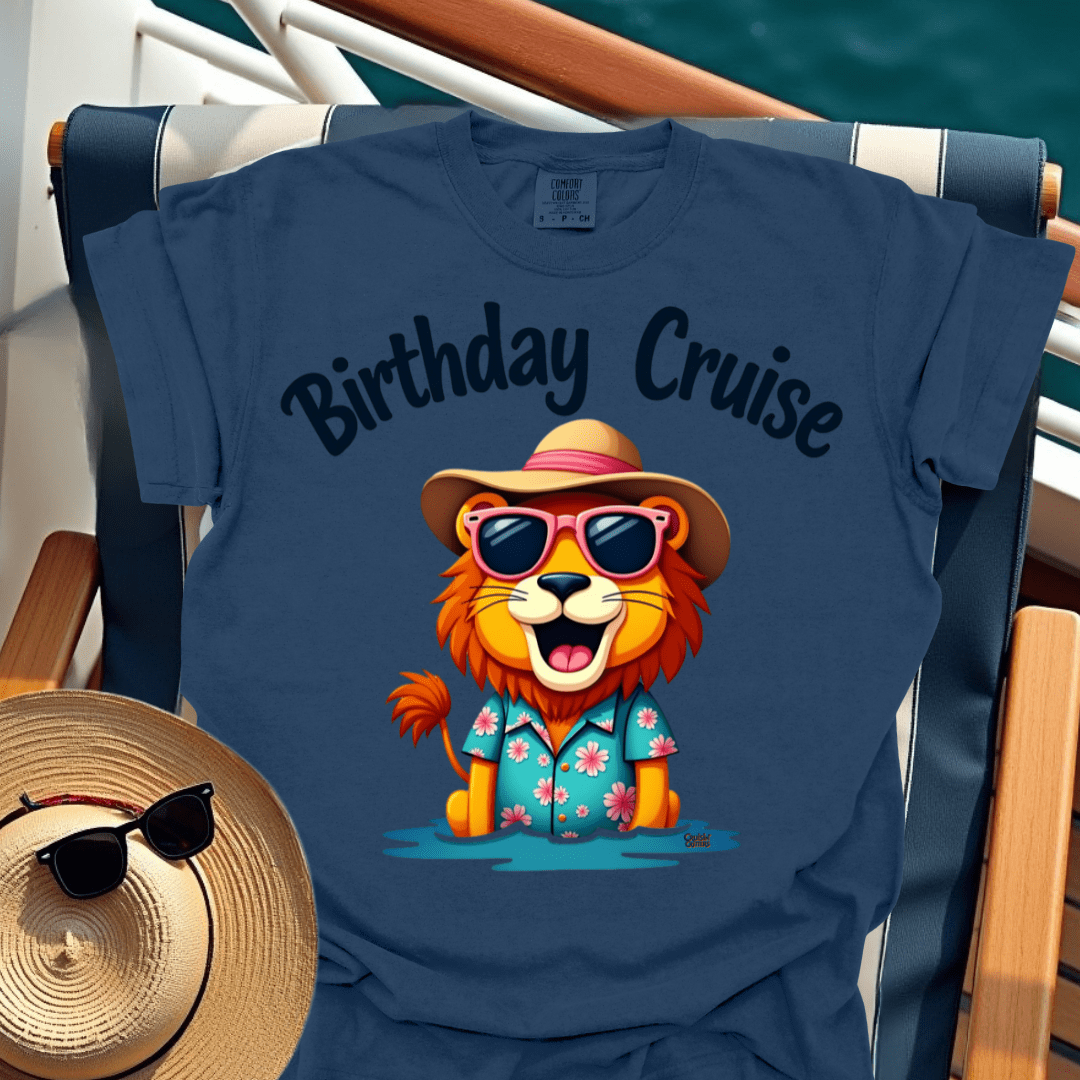 Cruisin' Critters Lion Birthday Cruise T-Shirt