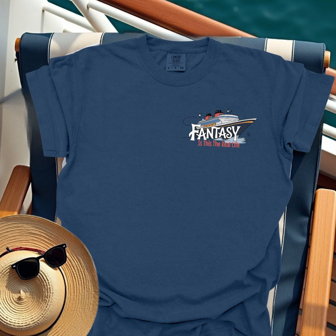 Is This The Real Life.. Fantasy (Chest) T-Shirt