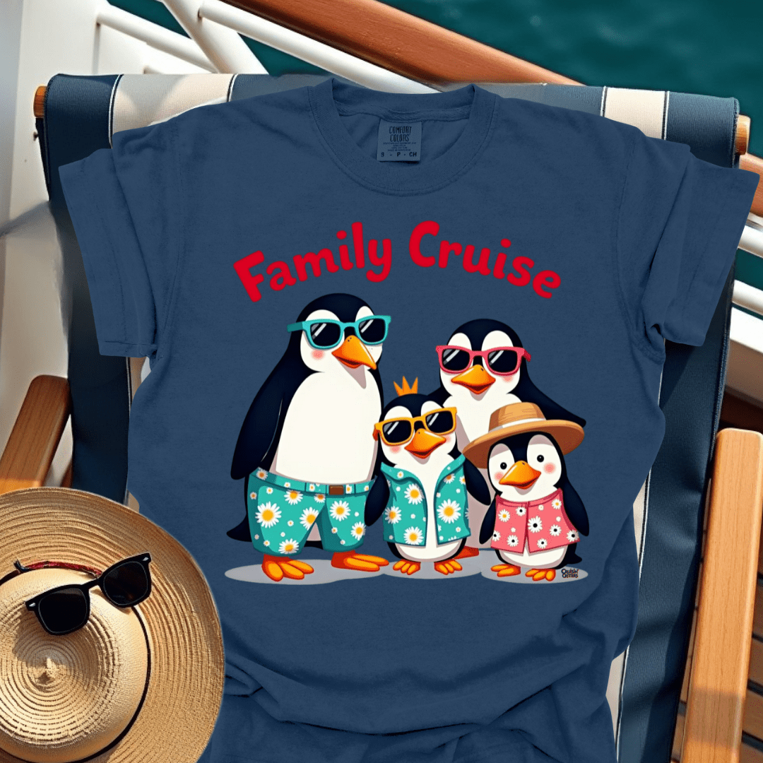 Cruisin' Critters Penguin Family Cruise T-Shirt