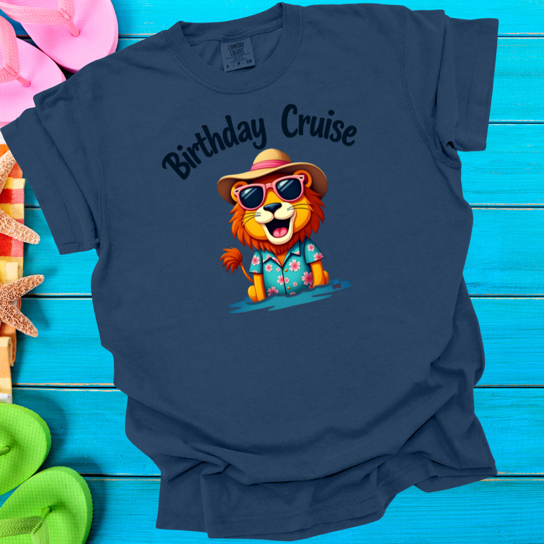 Cruisin' Critters Lion Birthday Cruise T-Shirt