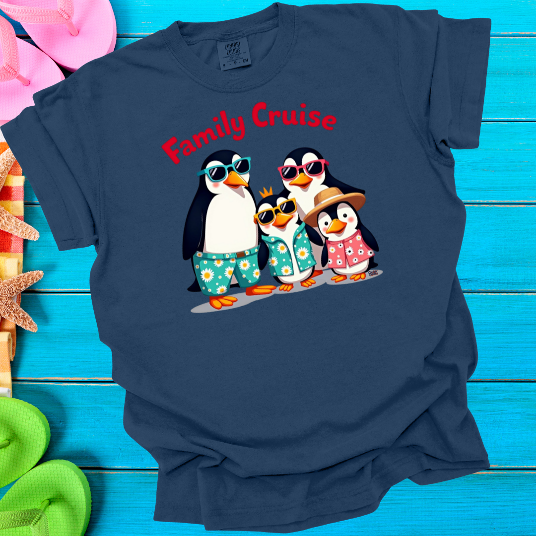 Cruisin' Critters Penguin Family Cruise T-Shirt