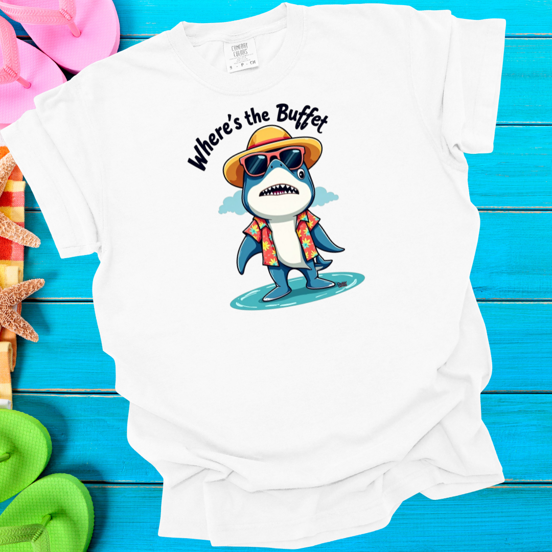 Cruisin' Critters Shark Where's The Buffet T-Shirt