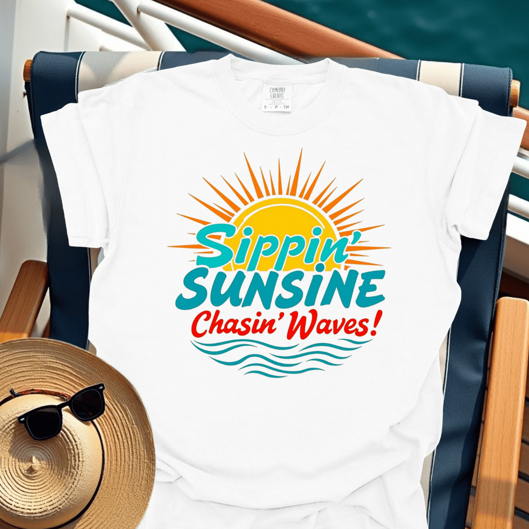 Sippin Sunshine Chasing Waves T-Shirt