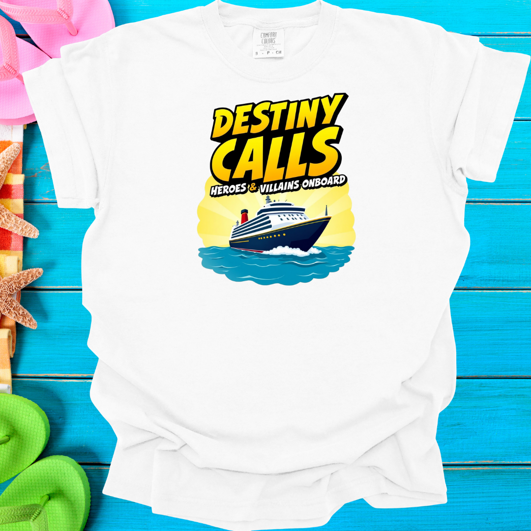 Destiny Calls Heroes and Villians T-Shirt